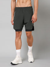 MB MUSCLE FIT SHORTS-CHARCOAL